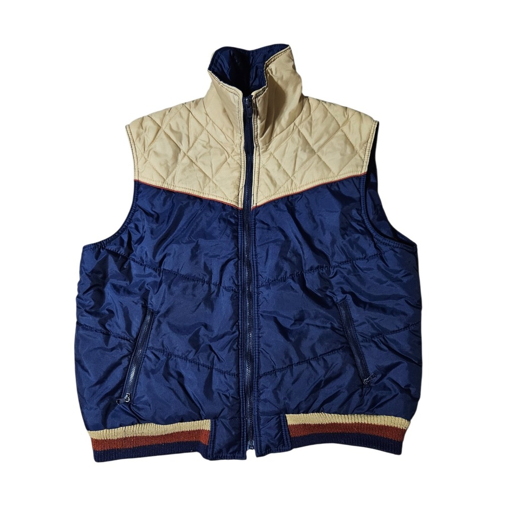Vintage 70S/80S Deep North Puffer Jacket Mens XL With Zipper For Outdoors - Picture 3 of 10